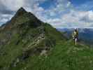 Evelyn am Steinwand-Klettersteig