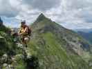 Evelyn am Steinwand-Klettersteig