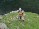 Evelyn am Steinwand-Klettersteig