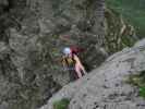 Evelyn am Steinwand-Klettersteig