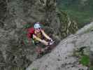 Evelyn am Steinwand-Klettersteig