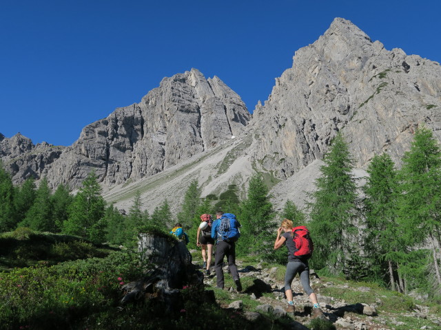 Irene, Josef, Werner und Evelyn zwischen Insteinh&uuml;tte und Marcherstein