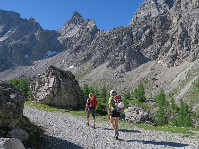 Evelyn und Josef beim Marcherstein