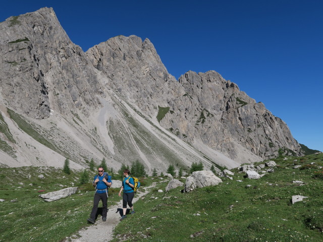 Werner und Irene zwischen Marcherstein und Route 'Haspinger'