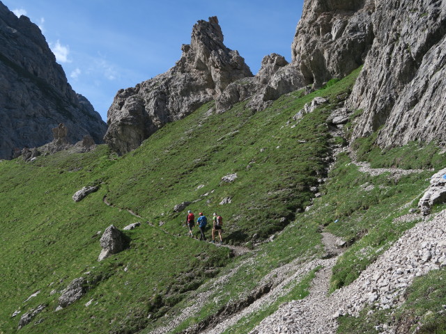Evelyn, Werner uns Josef zwischen Teplitzer Spitze und Kerschbaumert&ouml;rl