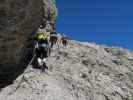 Route 'Haspinger': Irene, Evelyn und Josef auf der Einstiegsrampe