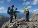 Werner, Irene und Josef auf der Teplitzer Spitze, 2.613 m