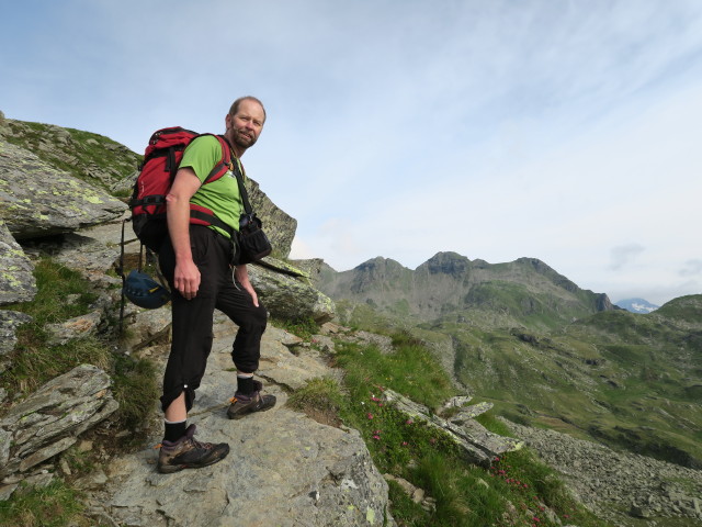 Helmut auf Weg 913 auf der Neualplschneid