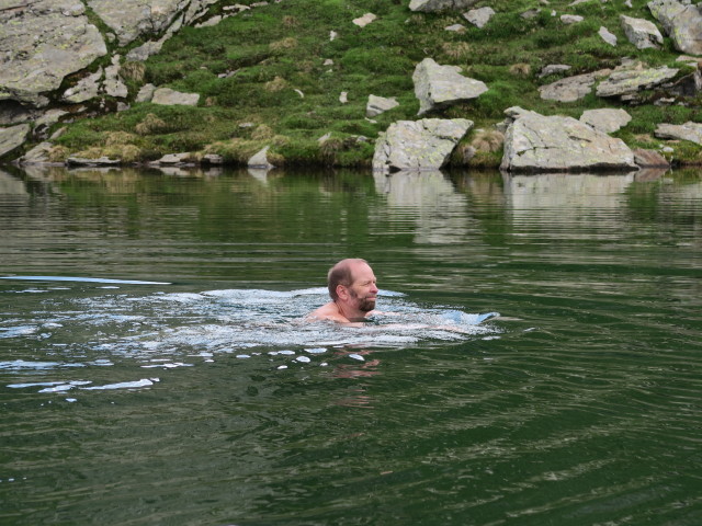 Helmut in den Neualplseen, 2.438 m