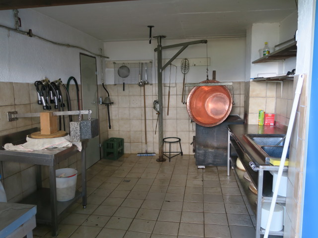 Almk&auml;serei Kalser H&uuml;tte, 1.800 m (9. Juli)