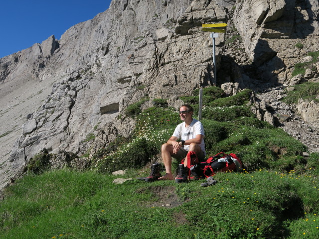 Ich im Kuhleitent&ouml;rl, 2.295 m (10. Juli)