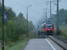 REX 1734 bei der Ausfahrt aus dem Bahnhof Nikolsdorf, 637 m (9. Juli)