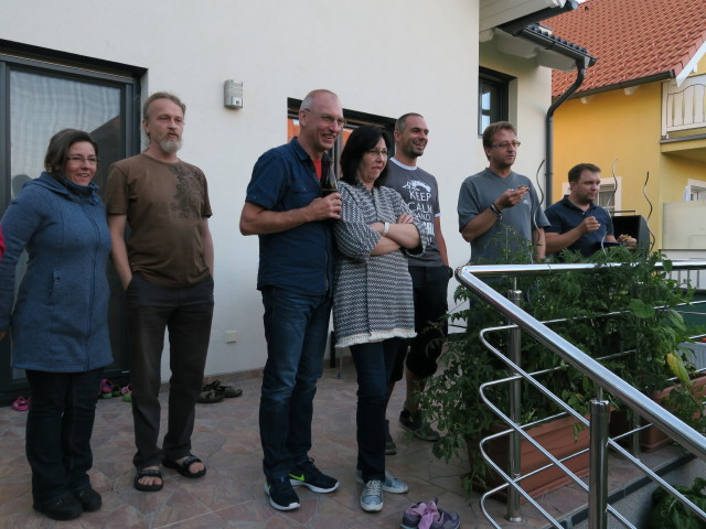 ?, ?, Helmut, ?, ?, Michael und Axel