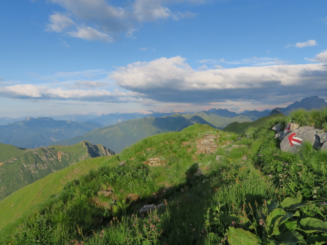 Weg 448 zwischen Hohem Trieb und Monte Scarniz (17. Juli)