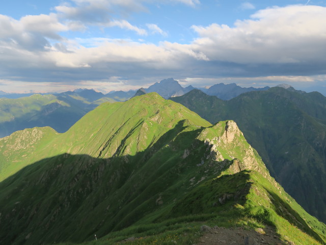 Weg 448 zwischen Hohem Trieb und Monte Scarniz (17. Juli)