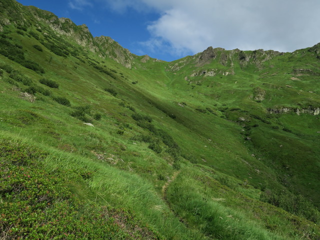 Karnischer Höhenweg zwischen Kronhofer Törl und Köderkopf (17. Juli)