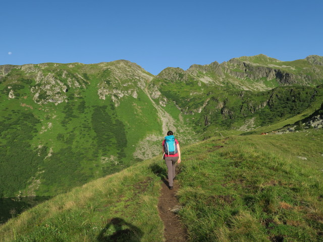 Sabine zwischen Unterem Kaltenbachsee und Mittlerem Kaltenbachsee