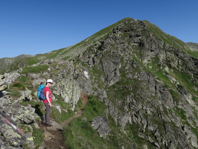 Sabine zwischen Oberem Kaltenbachsee und Schafspitze