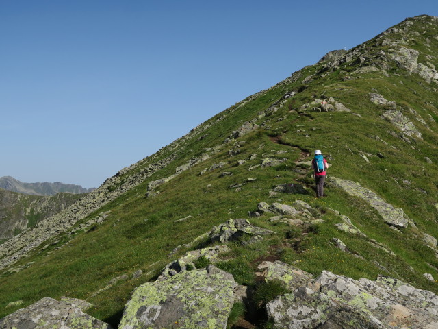 Sabine zwischen Oberem Kaltenbachsee und Schafspitze