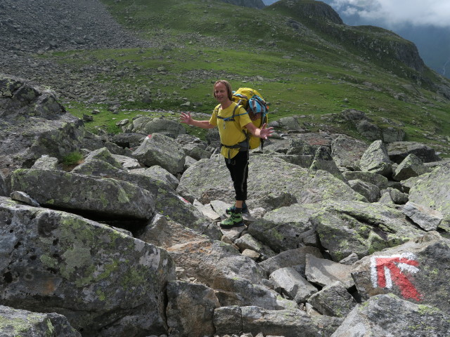J&ouml;rg am Weg 133 zwischen Platzengrube und Platzen (29. Juli)