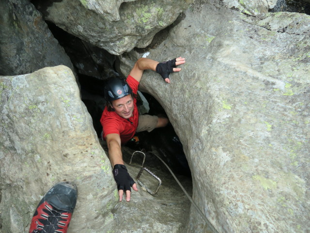 H&ouml;llenrachen-Klettersteig: J&ouml;rg (30. Juli)