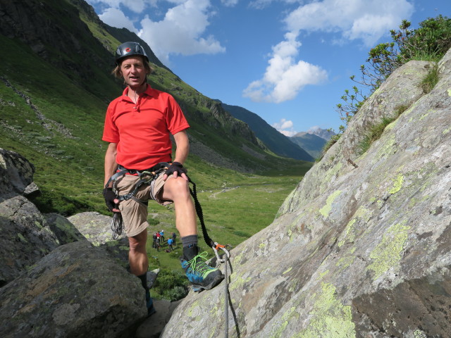 H&ouml;llenrachen-Klettersteig: J&ouml;rg (30. Juli)