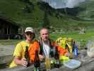 Jörg und Erich auf der Falbesoner Ochsenalm, 1.822 m (29. Juli)