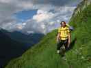 Jörg am Weg 133 zwischen Kuhgschwez und Franz-Senn-Hütte (29. Juli)