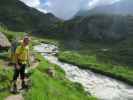 Jörg am Weg 133 zwischen Kuhgschwez und Franz-Senn-Hütte (29. Juli)