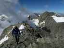 Thorsten, Dirk, Klaus und Jörg zwischen Oberer Hölltalscharte und Ruderhofspitze (30. Juli)