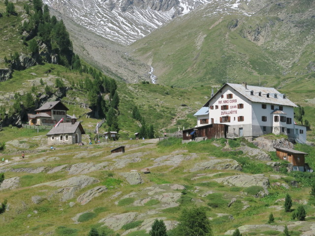 Zufallhütte, 2.265 m (6. Aug.)