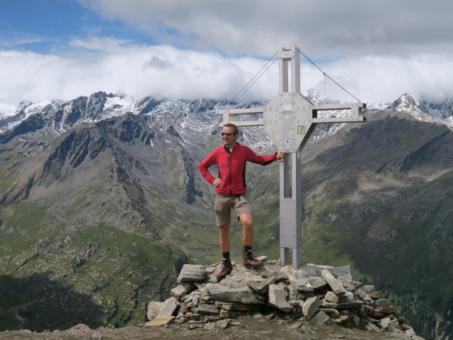 Ich am Vorderen Rotspitz, 3.033 m (6. Aug.)