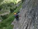 Murmele-Klettersteig: Jakob in der Sektion II (6. Aug.)