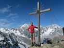 Ich auf der Madritschspitze, 3.265 m (7. Aug.)