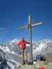 Ich auf der Madritschspitze, 3.265 m (7. Aug.)