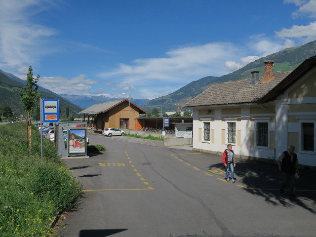 Bahnhof Goldrain, 661 m (6. Aug.)