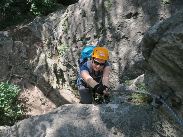 Sabine im kleinen &Uuml;berhang