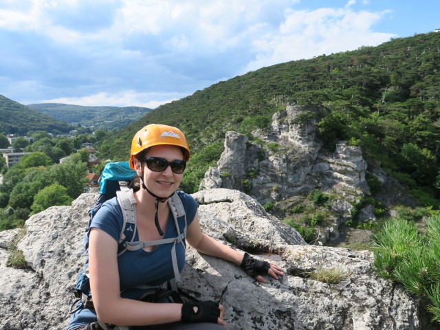Sabine im sch&ouml;nen Quergang