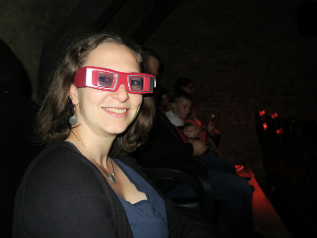 Time Travel: Sabine im 5D-Kino