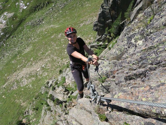 Fernau-Klettersteig: Miriam (13. Aug.)