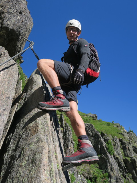 Fernau-Klettersteig: Christoph (13. Aug.)