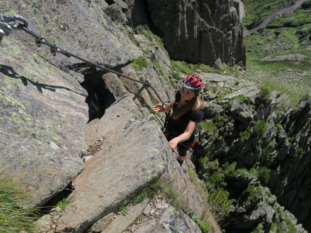 Fernau-Klettersteig: Miriam (13. Aug.)