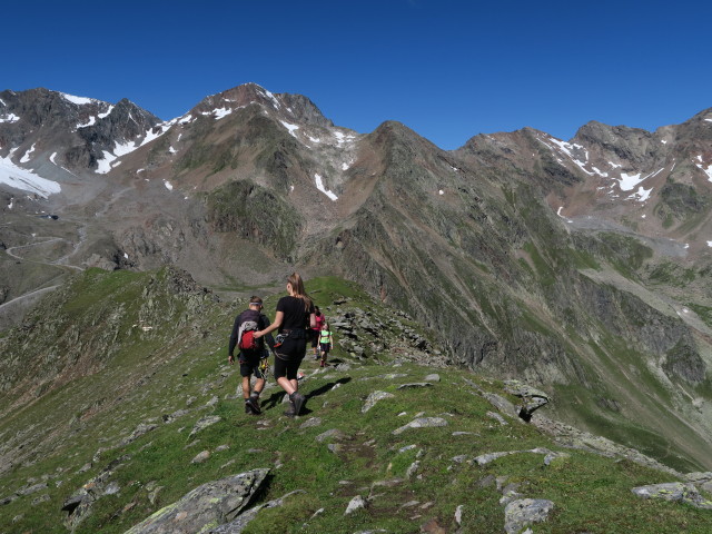 Christoph und Miriam zwischen Egesengrat und Egesensee (13. Aug.)