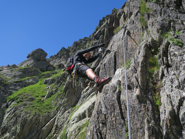 Fernau-Express-Klettersteig: Christoph (13. Aug.)