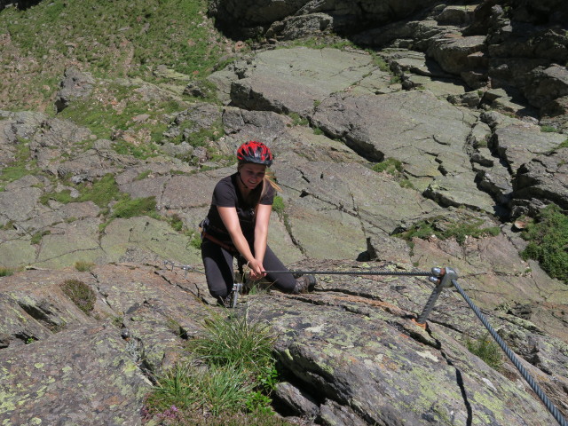 Fernau-Express-Klettersteig: Miriam (13. Aug.)