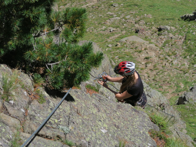 Fernau-Express-Klettersteig: Miriam (13. Aug.)