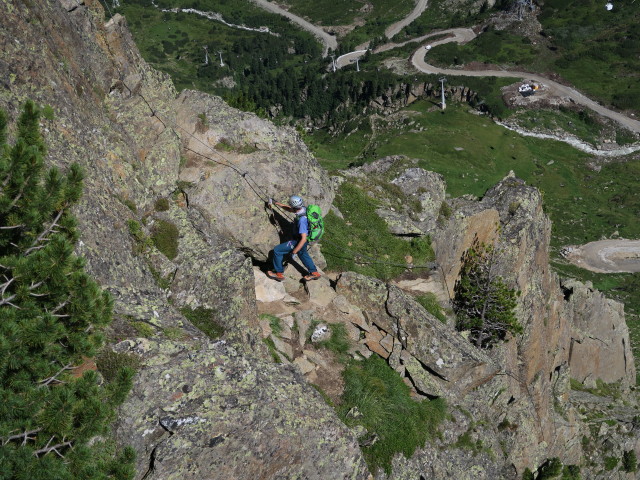 Fernau-Klettersteig vom Fernau-Express-Klettersteig aus (13. Aug.)