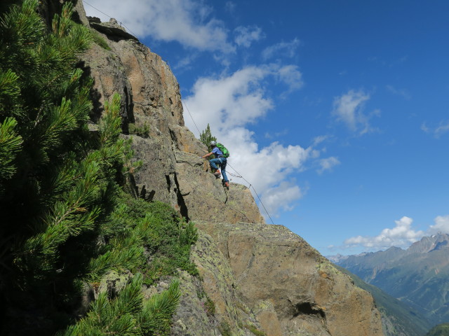 Fernau-Klettersteig vom Fernau-Express-Klettersteig aus (13. Aug.)