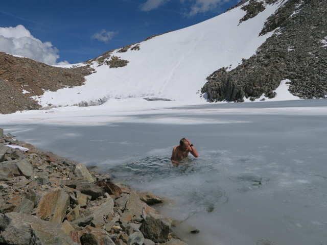 Ich im W&uuml;tenkarsee (14. Aug.)