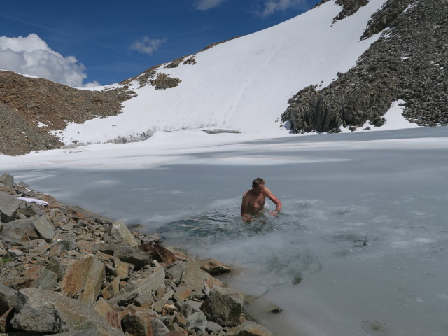 Ich im W&uuml;tenkarsee (14. Aug.)